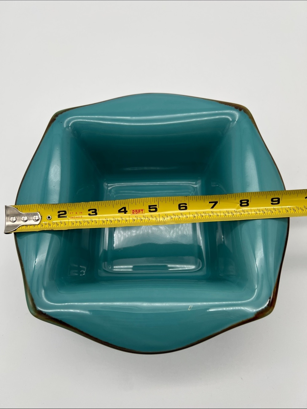 Southern Living at Home Tuscan Everyday Baker Square Baking Dish Teal (Set of 2) - Picture 14 of 15